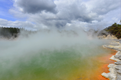Zone géothermique de Rotorua (New Zealand) - Champagne Pool Wa-O-Tapu